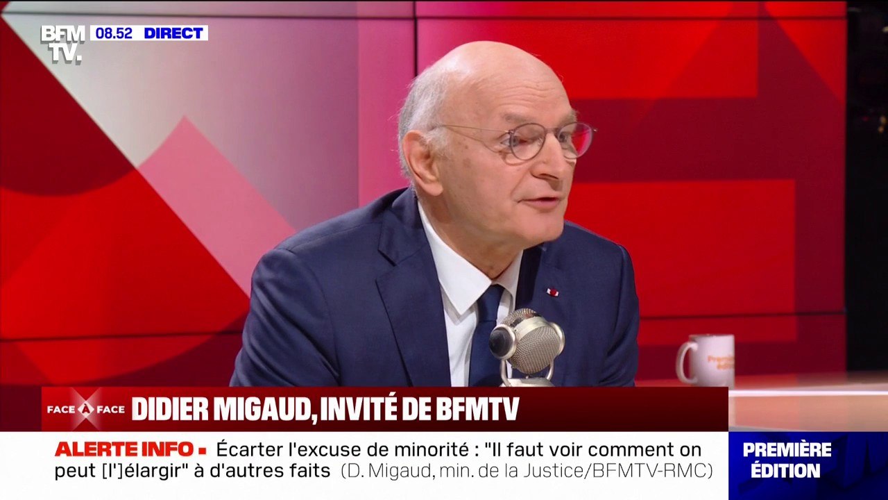 Didier Migaud au sujet de Bruno Retailleau: "On peut passer des compromis sans se compromettre"