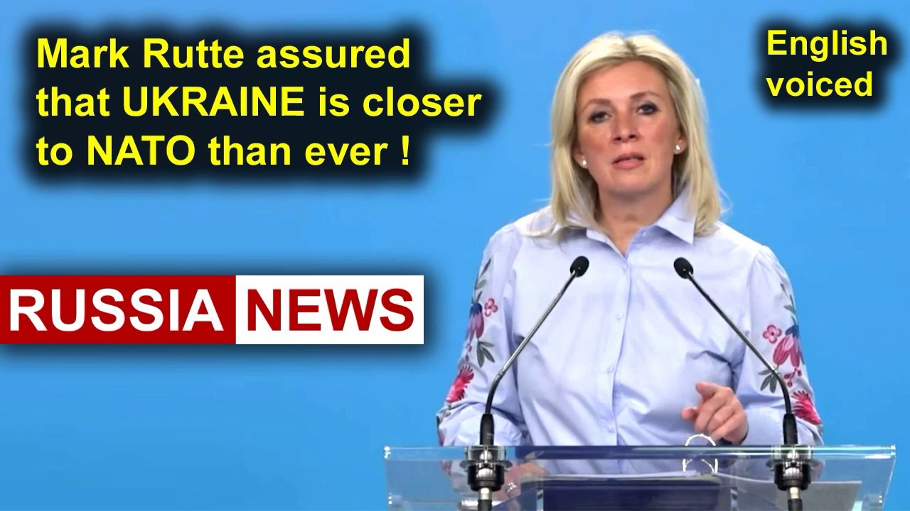 Mark Rutte assured that Ukraine is closer to NATO than ever! Zakharova