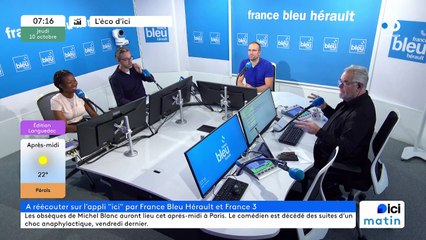 10/10/2024 - ICI Matin France Bleu Hérault en vidéo