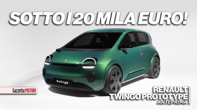 Renault Twingo Prototype, il primo assaggio della prossima elettrica
