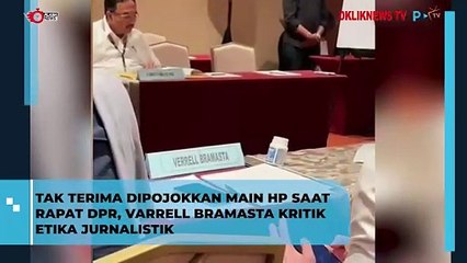 Varrell Bramasta Sindir Jurnalis