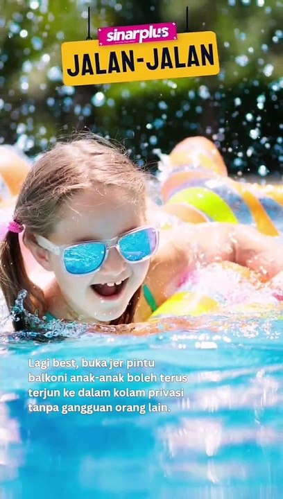 Memang syoklah dapat main air sampai puas, budak-budak pun seronok dapat bercuti, kan?