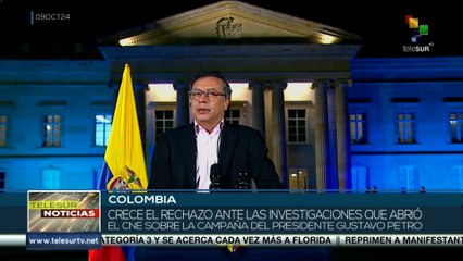 Crece el rechazo a investigaciones del CNE sobre la campaña de Gustavo Petro