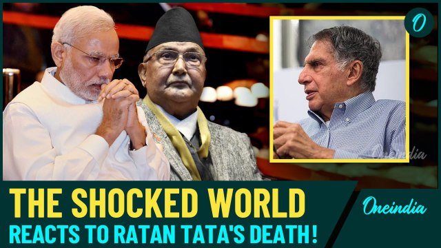 Ratan Tata's Death : PM Modi, Nepal's PM KP Oli & Others Express Grief Over Industrial Marvel's los
