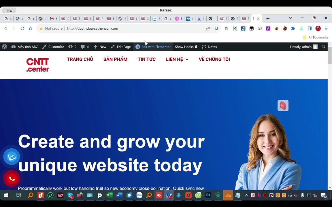 create header for wordpress website using elementor pro