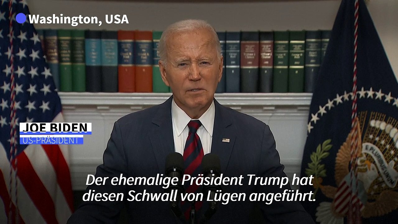 Biden: Trump verbreitet 'Lügen' zu Unwetterkatastrophen