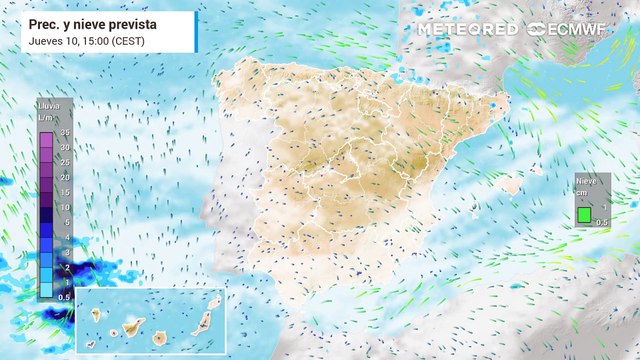 Una nueva borrasca traerá lluvias y tormentas intensas en el Día de la Hispanidad