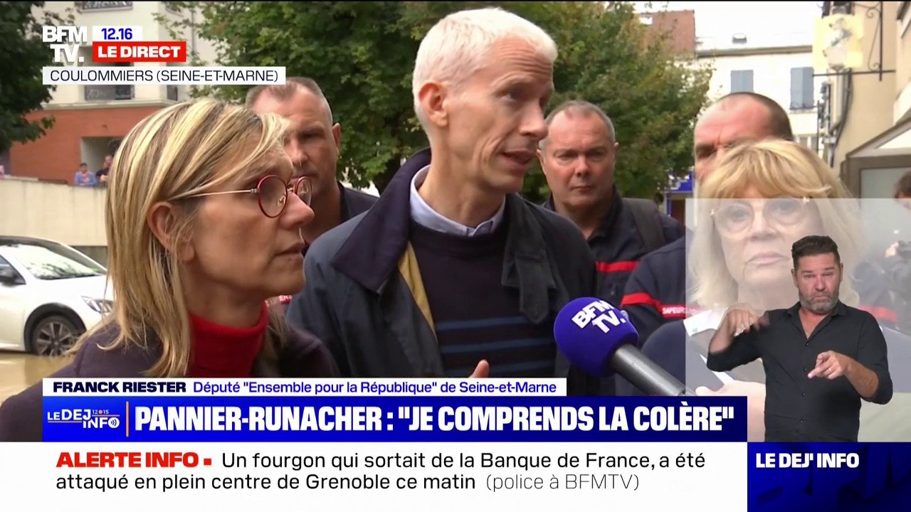 Inondations: Franck Riester appelle les habitants de Seine-et-Marne à "l'ultra-vigilance"