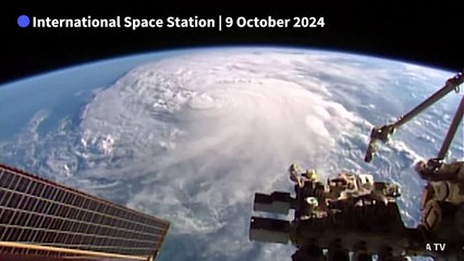 Hurricane Milton seen from the International Space Station