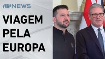 Zelensky se reunirá com secretário-geral da OTAN e primeiro-ministro britânico