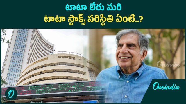 Ratan Tata Demise టాటా స్టాక్స్ పరిస్థితి ఏంటి..? | Oneindia Telugu