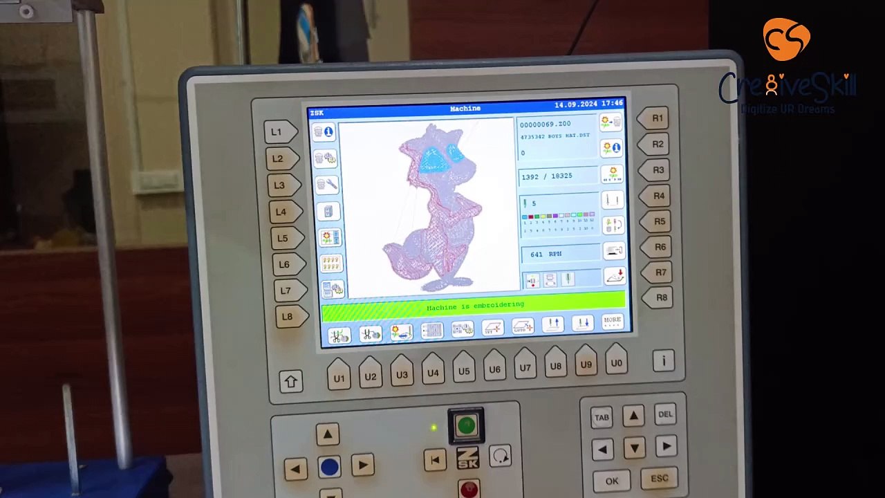 Watch This Playful Raccoon Embroidery Designs By Cre8iveSkill
