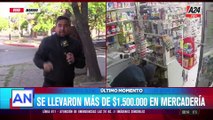 Moreno: violento robo en un kiosko, se llevaron más de $1.500.000 en mercadería