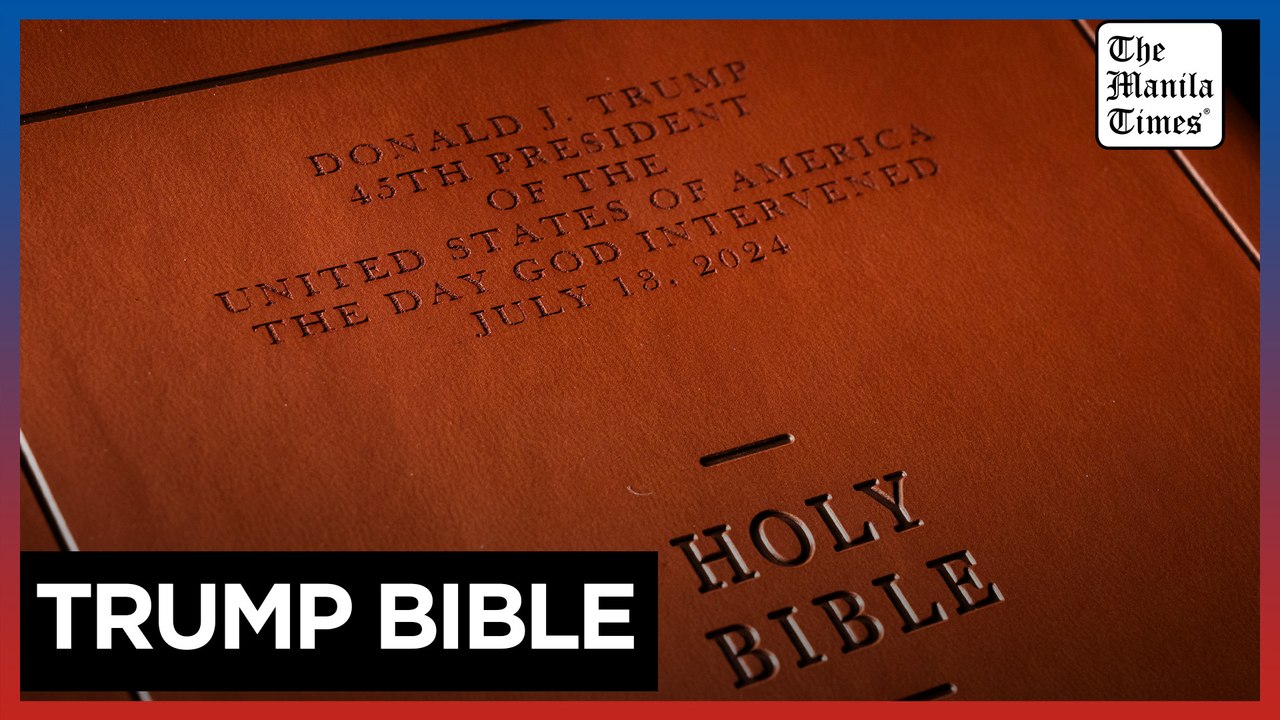 Trump has long blasted China's trade practices. His 'God Bless the USA' Bibles were printed there