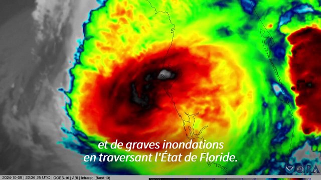 L'ouragan Milton s'abat sur la Floride