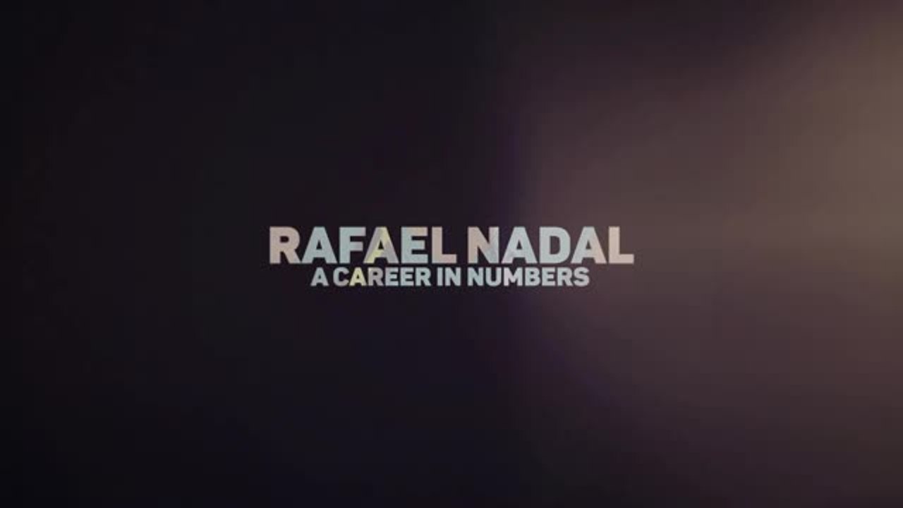 Rafael Nadal - a career in numbers