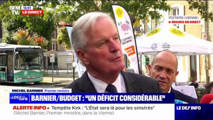 Michel Barnier: "Le budget que je présente (…) sera perfectible"