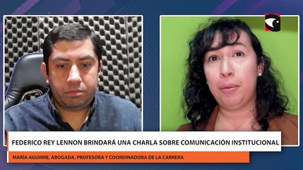 Federico Rey Lennon brindará una charla sobre Comunicación Institucional