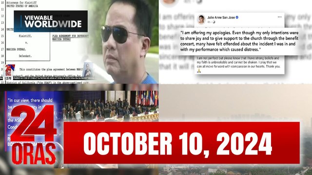 24 Oras Express: October 10, 2024 [HD]