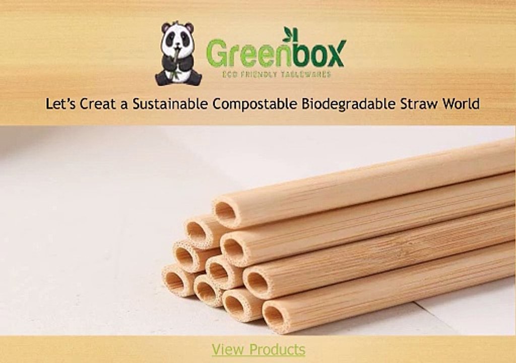 Organic Bamboo Straws – Eco-Friendly Alternatives for Sustainable Living