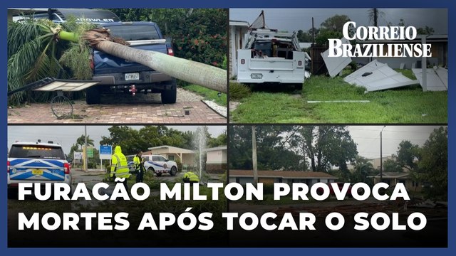 Furacão Milton causa inundações e deixa 2,8 milhões de casas sem luz na Flórida