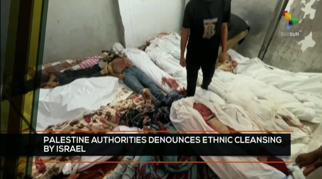 FTS 8:30 10-10: Palestinian authorities denounce Israel's ethnic extermination