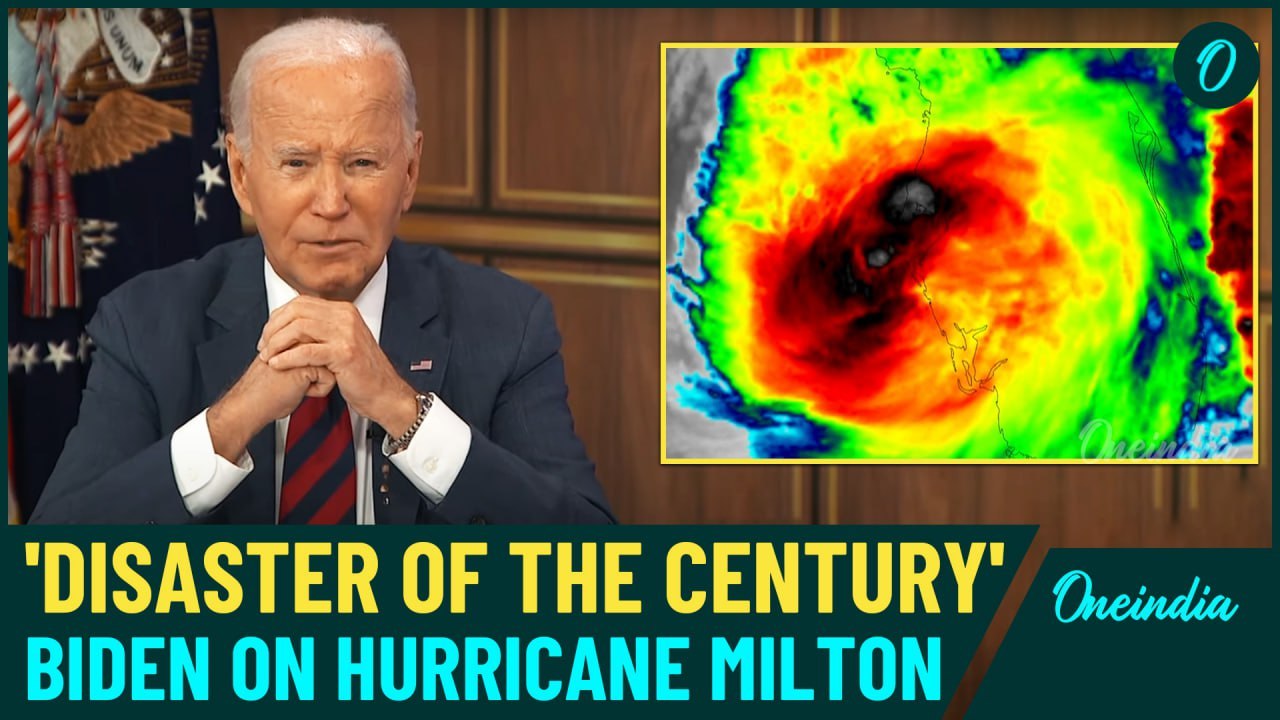 WATCH| Biden On Hurricane Milton: 'We've Got Your Back' as Florida Reels Under Century's Worst Storm