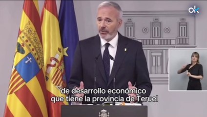 Azcón logra 26 millones para Teruel en la reunión con Sánchez Es en lo único que nos ha escuchado