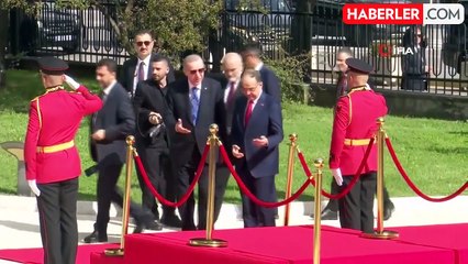 Cumhurbaşkanı Erdoğan, Arnavutluk'ta resmi törenle karşılandı