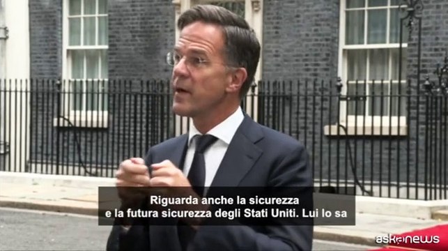 Rutte (Nato): Trump sa che il sostegno a Kiev ? per il bene di tutti