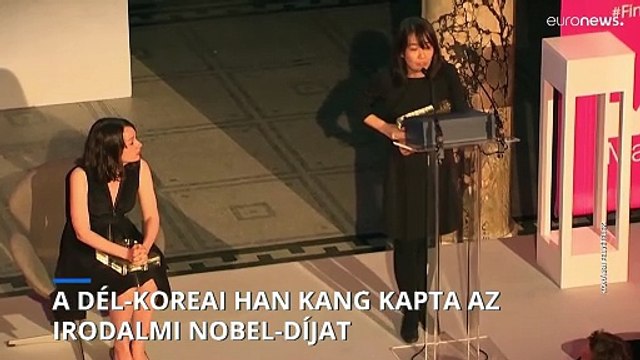 Han Kang dél-koreai írónő kapta az irodalmi Nobel-díjat