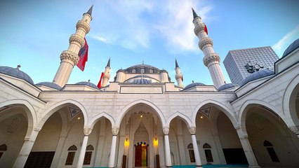 Balkanların en büyüğü! Namazgah Camii Cumhurbaşkanı Erdoğan'ın katılımıyla açıldı