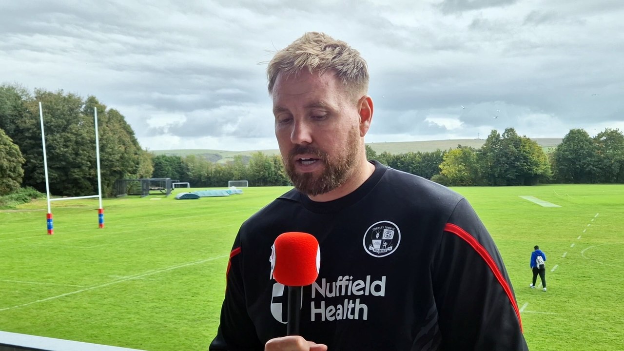 Crawley Town boss Rob Elliot looks ahead to Shrewsbury Town game