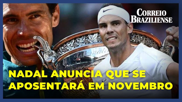 Rafael Nadal anuncia que aposentadoria após Copa Davis em novembro
