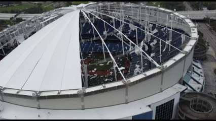 Florida, scoperchiato il tetto dello stadio dei Tampa Bay Rays