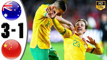 Australia vs China (3-1) Highlights And Goals - AFC World cup Qualifiers 2024