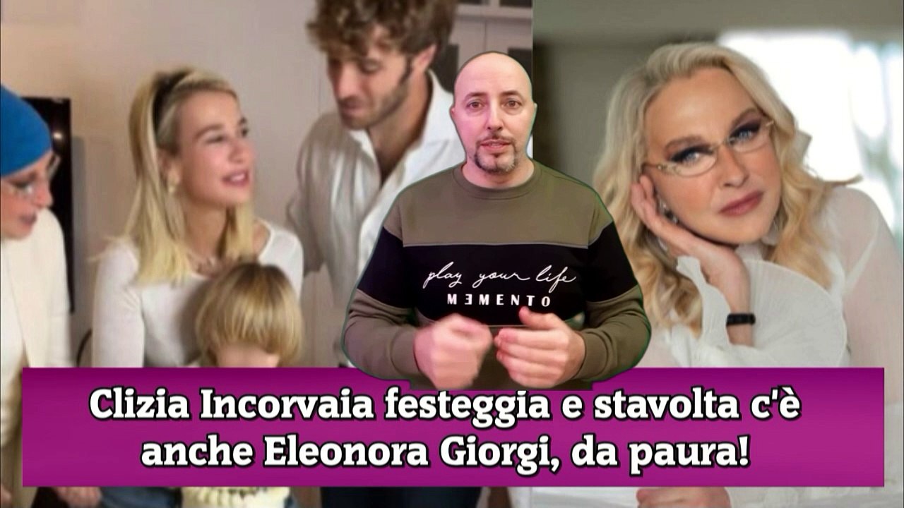 Clizia Incorvaia festeggia e stavolta c'è anche Eleonora Giorgi, da paura!