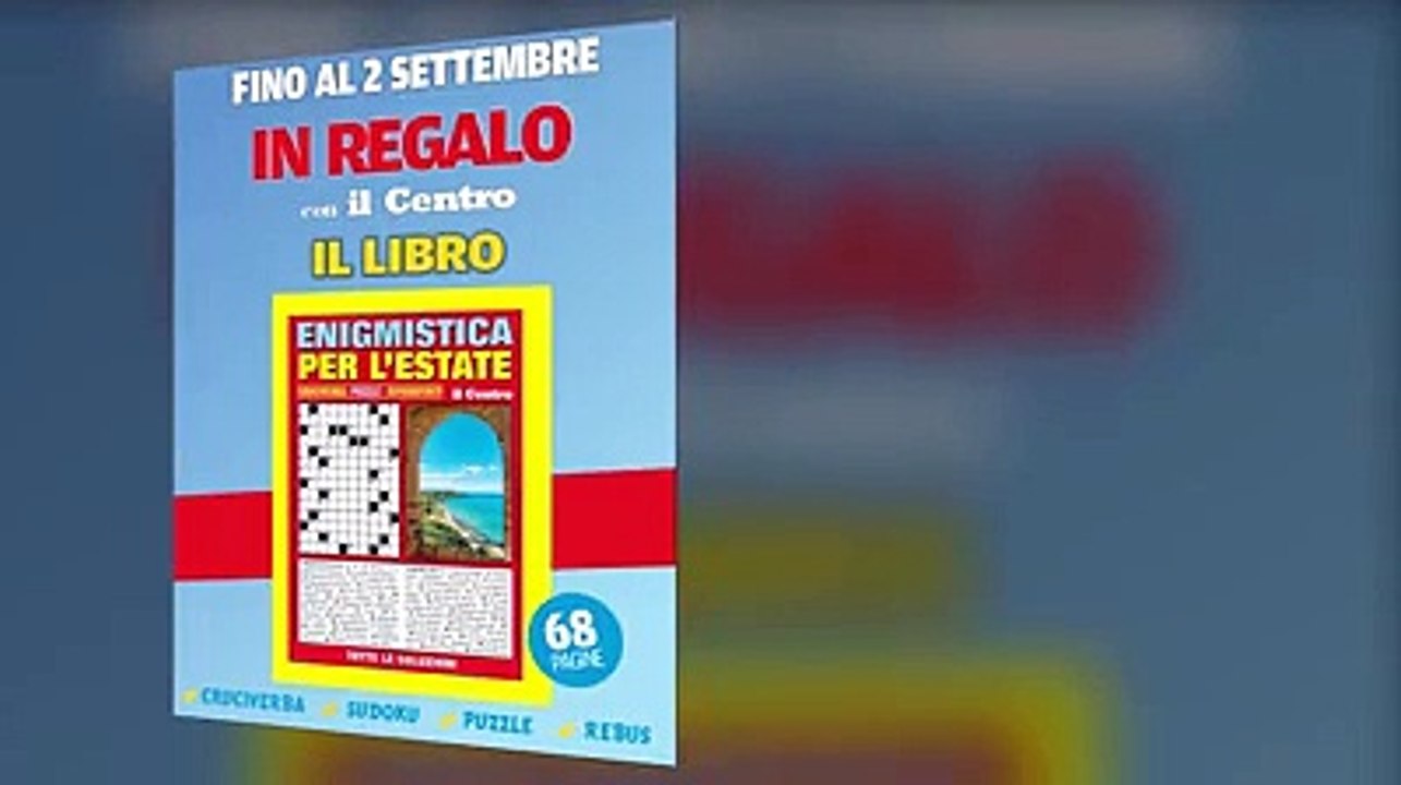 Libro di enigmistica in regalo con il Centro