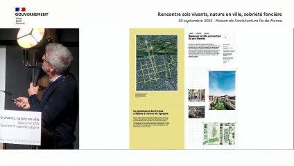Inauguration de l'exposition "Cap sur le ZAN ! Des solutions sur-mesure pour s’adapter à la rareté des ressources et bien vivre dans nos territoires", 30 septembre 2024