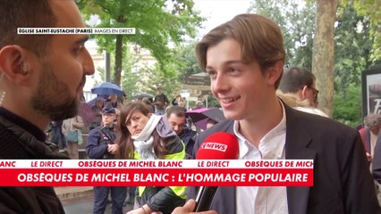 «Michel Blanc, c’est un peu le Woody Allen à la Française», estime un jeune fan de l’acteur