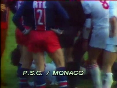 PARIS.SG - MONACO - 1981 - SAISON 1980/1981 -