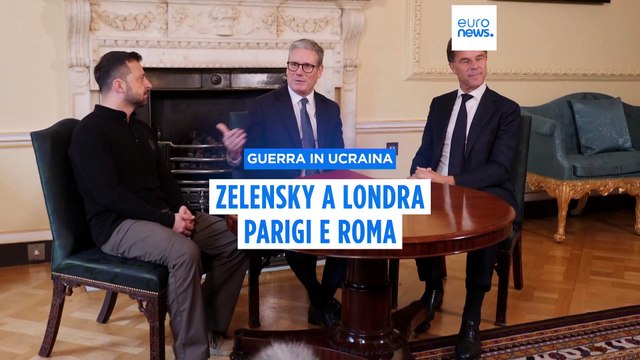 Guerra in Ucraina: Zelensky a Roma dopo Londra e Parigi, tour europeo per incassare aiuti