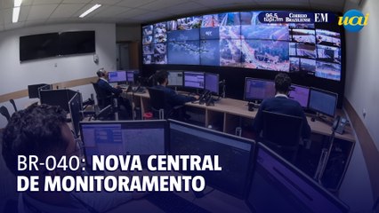 Veja como é a nova central de monitoramento da BR-040