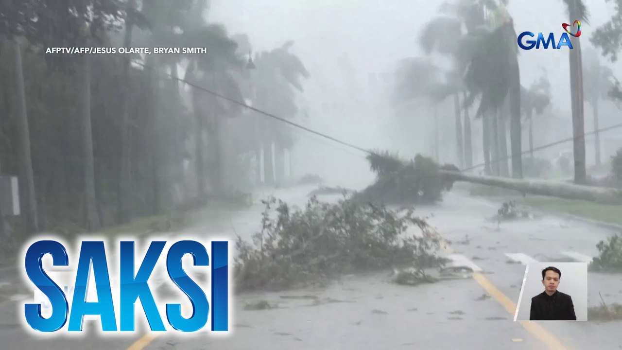 Florida, bugbog-sarado sa storm surges at mga buhawing dala ng Hurricane Milton; 4 naiulat nang nasawi | Saksi