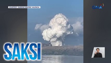Klase sa ilang bayan sa Batangas na nabalot ng volcanic smog mula sa Bulkang Taal, sinuspende | Saksi