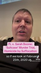 Florida v. Sarah Boone: ‘Suitcase’ Murder Trial, Homicide by Suffocation