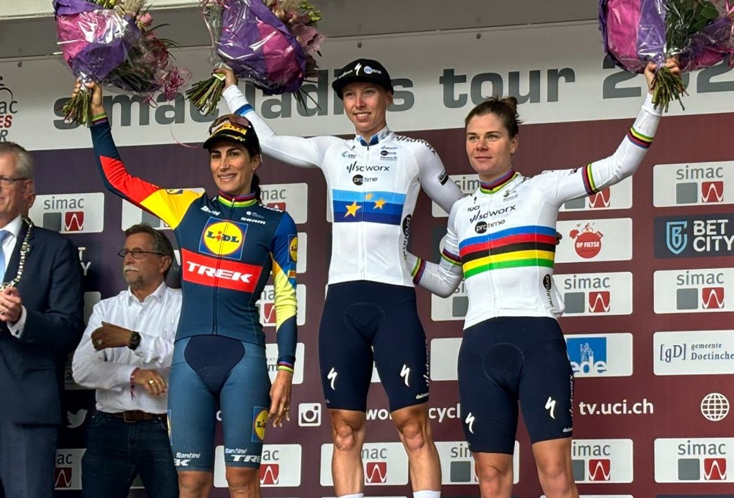 Cycling - Simac Ladies Tour 2024 - Lorena Wiebes wint opnieuw de 3e etappe voor Elisa Balsamo en Lotte Kopecky... na grote echelons