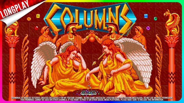 Columns (Sega CD) Longplay | Sega Classics Arcade Collection | US