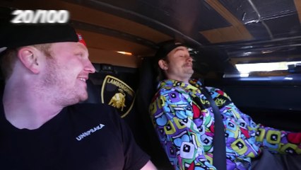 Driving 100 Miles In Cardboard Lamborghini!