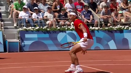 Novak Djokovic derrota a Rafael Nadal en individuales de tenis masculino ¦ Paris 2024 Highlights